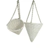 New Design Wicker Hanging Flower Planters Basket For Decoration From Linyi Suppliers