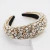 Import New Europe rhinestone hair hoop wide edge color diamond fashion hair accessories from China