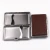 Import New hot 20-piece rectangular fashion ultra-thin leather cigarette case Men&#x27;s portable cigarette case from China
