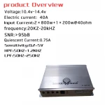 New marine accessories 400W waterproof digital Amplifier 4 channel Amplifier for marine boat yacht golf cart utv atv