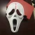 Import new product halloween party  carnival party supplies plastic  scary  scream  LED light up  mask from China