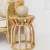 Import New product Indonesian rattan woven round coffee table relaxing side table for home patio decoration from China