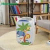new products Mesh Cartoon Collapsible Laundry Basket With Carry Handles 63074