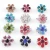 Import New promotional item crystal six petals silk scarf brooch from China