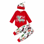 New Style  Christmas Baby Set Baby Cotton Underwear Winter Rompers For Infants