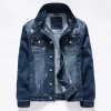 New Style Men Denim Jacket/Jeans Jacket Men Customized Denim Jacket/Trucker Jacket New Design 2023