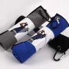 New Style Quick Drying Custom Printed Microfiber Golf Towel with Grommet Set Blank Printed Golf Towels for Sport towel