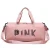 Import New style travel duffel bag high quality pink bag yoga gym bag with shoe compartment wholesale from China
