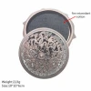 Newest China Features Round Metal Sandalwood Furnace Custom Incense Burner for Home/Office/Car Decorations