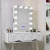 Import Newest makeup mirror hollywood mirror with LED lights metal frame from China