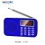 Import newest private model mini fm radio pocket  usb speakers digital fm radio support record function from China