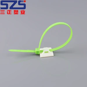 Ningbo factory Good quality Tape Mount Wire Clips adhesive wire clamp/tie mount