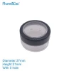 Ningbo supplier 37*21mm size for ABS jar /cosmetic jar empty small jar