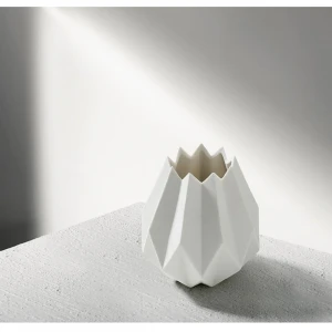 Nordic ins vase decoration coffee table flower arrangement dried flower Morandi origami creative vase home decorations