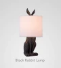Nordic luxury morden masked rabbit E27 night light table lamp with 4 color