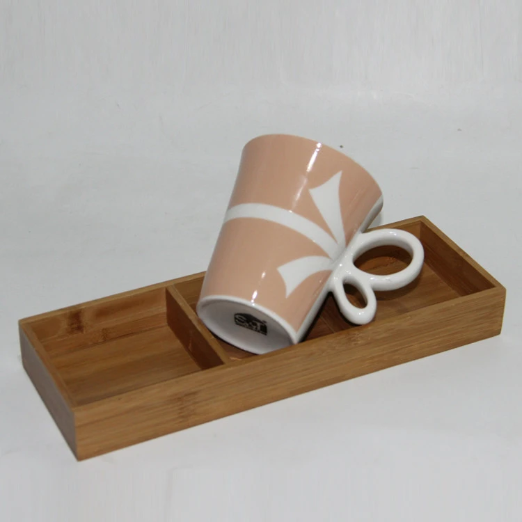 Nordic style bulk drinkware tea mug pink white ceramic coffee cup
