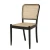 Import Nordic Style Hoffman rattan back upholstered seat beech wood Cane dining chair from China