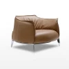 Nordic style Synthetic Leather Sofa chair living room design big sofa chair