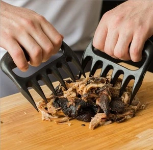 Novelty BBQ Grill Tools,Durable Silicone Cooking Gloves/BBQ Tongs/Kitchen Spatula/Meat Claws