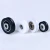 Import Nylon Coated 608zz 626zz  625ZZ Plastic Pulley V round Groove roller Wheel Bearing from China