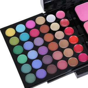 OEM 78 Color Eyeshadow Palette Set 48 Eye shadow + 24 Lip Gloss +6 Foundation Face Powder/Blush Makeup Kit Cosmetics Make UP
