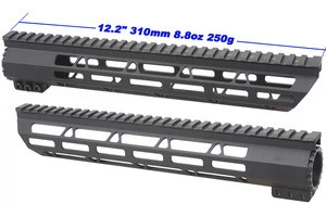 OEM Manufacturing CNC Lightweight Ultra Slim.223Rem AR15 M4 M16 Rifle 12 Inch Free Float M-lok Handguard Rail with Accessories