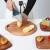 Import OEM ODM round cheese cute eco friendly set small serving solid thick wood chopping handle fibre bread wooden mini cutting boards from China