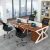 Import office meeting wooden desk centre de table writing table office furniture executive from China