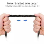 OLAF 1m 2.1A Charger Cable Type C Micro USB Cable Fast Charging