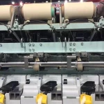 Open end spinning machinery used for spinning cotton yarn