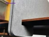 Orange Desk Pin Board, Decorative Partition Office Partition Desk