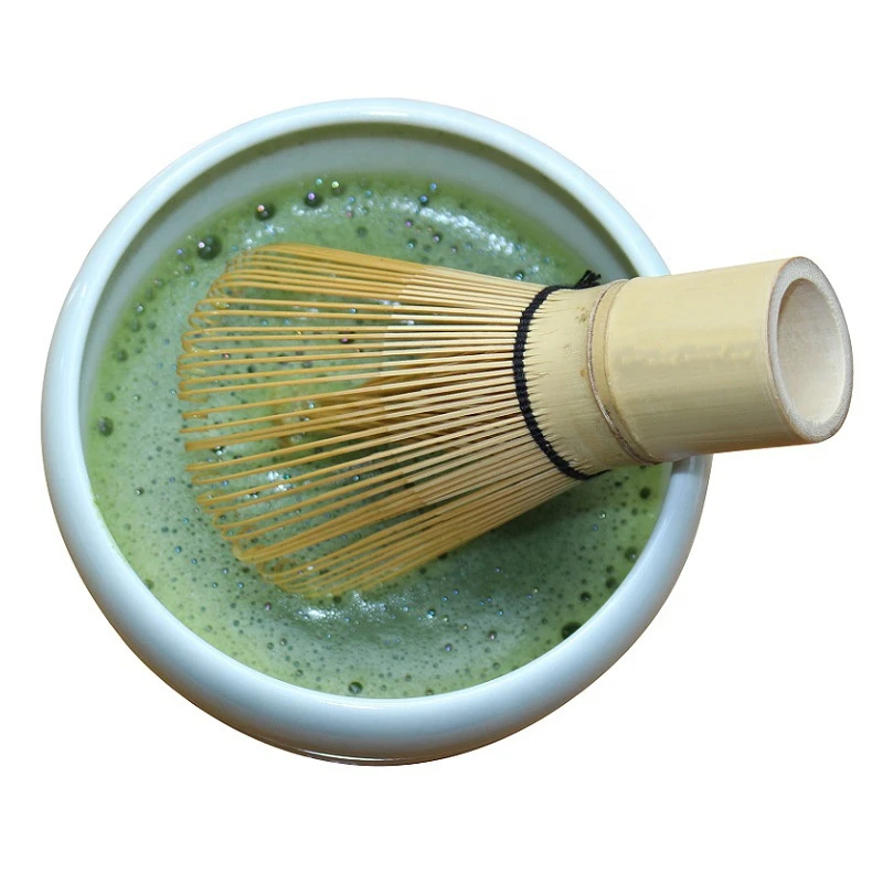 Organic japanese ceremony matcha powder pulver green tea with chashuku