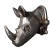 Import Osilamtte Retro Resin Animal Head Rhinoceros Wall Hanging Home Decor from China
