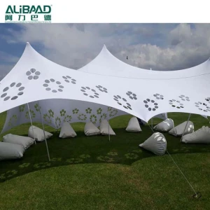 outdoor 10x15m cheese stretch holes wedding party event tent