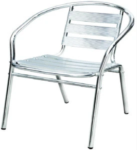 Outdoor Aluminum Bistro Stackable Chair