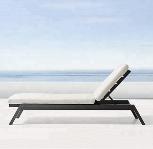 Outdoor Beach Sun Lounger bed / swimming pool chair aluminium sun lounger