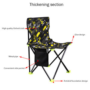 outdoor beach wood chair folding camping BBQ portable  oxford cloth backpack chair