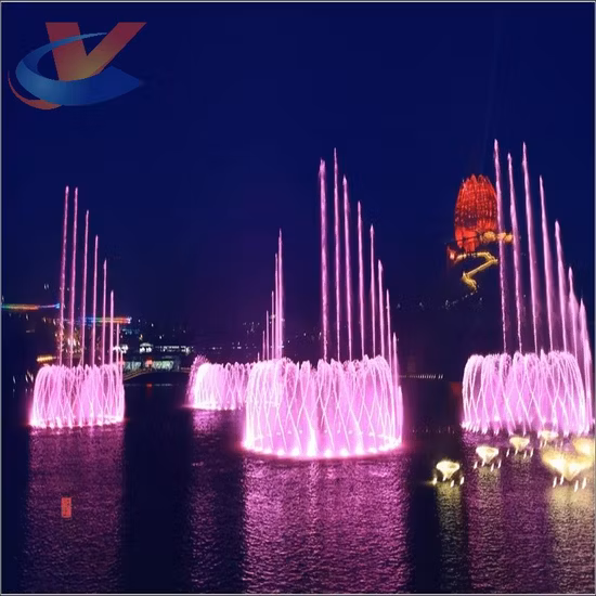 Outdoor Music Dancing Fountain Program Controller Square Dry Fountain