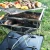 Import Outdoor stainless steel oven household bbq grill charcoal 304 stainless steel folding charcoal grill from China