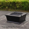 Outdoor Steel Square Charcoal BBQ Fire Pit