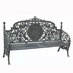 outdoor villa antique cast iron garden bench sculpture for sale