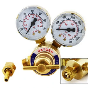 Oxygen co2 gas pressure regulator