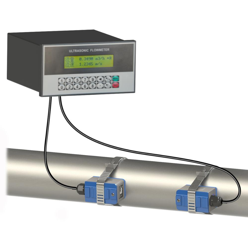 panel mounted ultrasonic flow meter