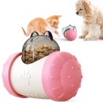 pet toy shop leaking food tumbler smart interactive training cat toys pet food storage