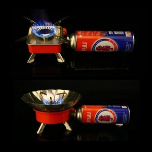 picnic and camping small mini gas stove with butane gas cartridge