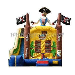 Pirate ship bouncy castle for sale, commercial inflatable jumping castle G3121
