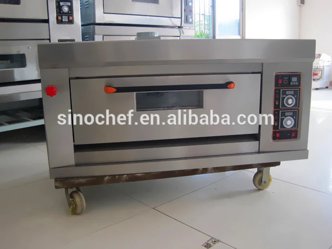 Pizza Oven 1-Deck, 2-Tray Gas bakery Oven/Food bakery machine/kitchen baking equipment