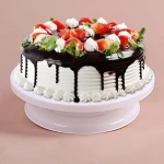Plastic Cake Plate Cakes Decorating Turntable Baking Rotary Table
