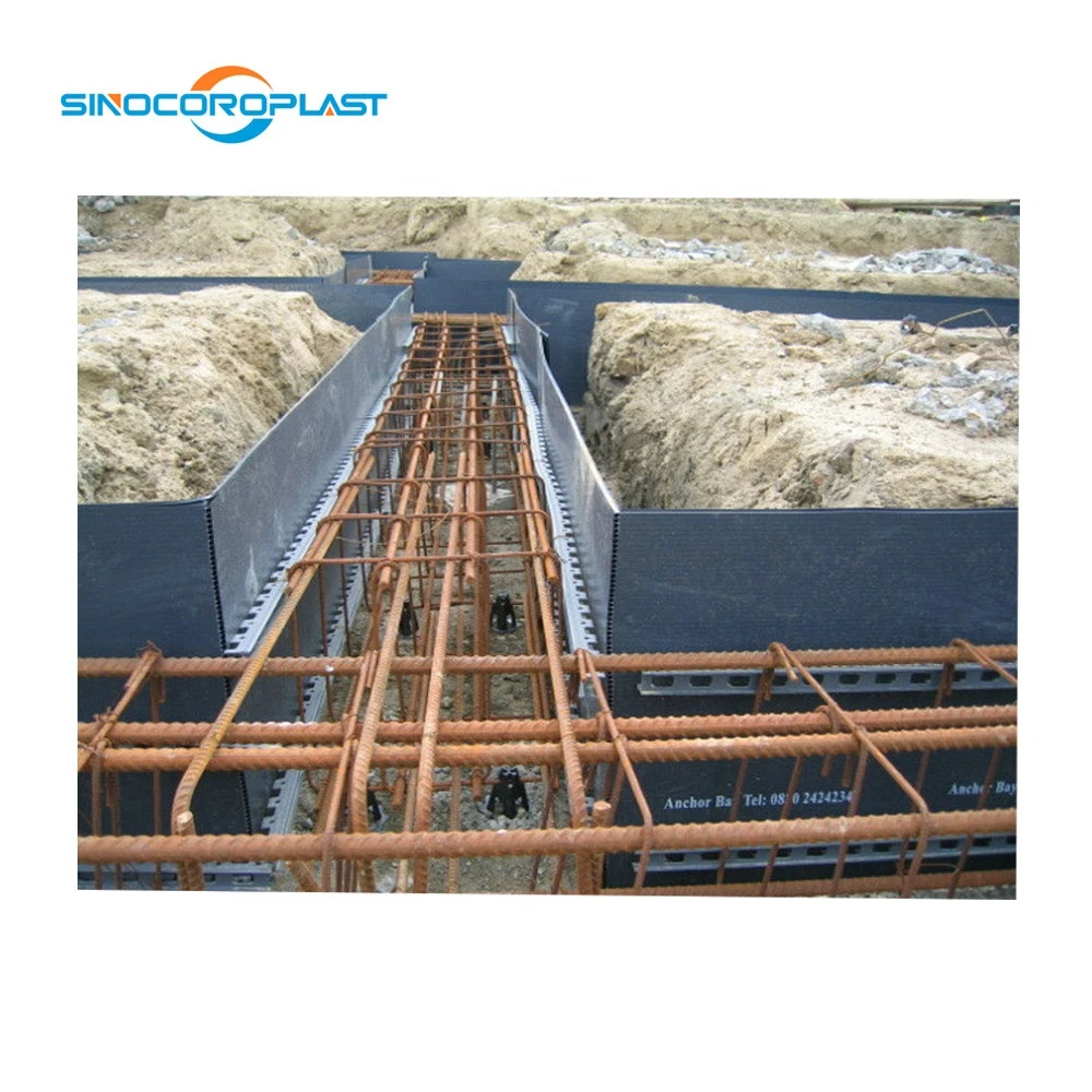 Plastic Corrugated Strong Permanent Formwork Sheet