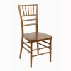 plastic modern chiavari chairs and tables gold wedding for event in Guangzhou furniture market